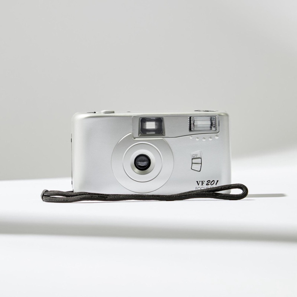 Urban Outfitters 35mm film camera silver BRAND NEW